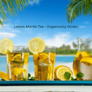 Lemon Myrtle Tea Organically grown in Australia and enjoyed nation wide.