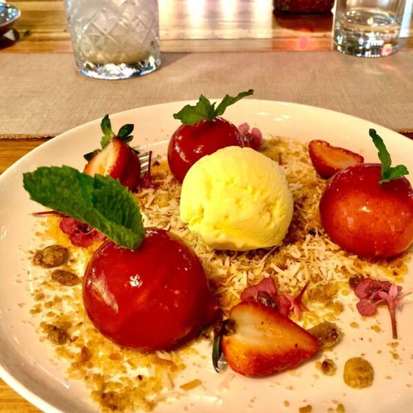 Quandong in a sorbet.